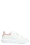 Alexander Mcqueen Oversized Leather Sneakers With Chunky Sole And Logo Detail In White