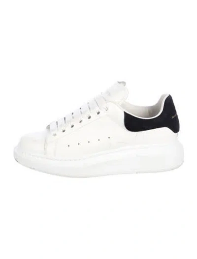 Pre-owned Alexander Mcqueen Leather Chunky Sneakers In White