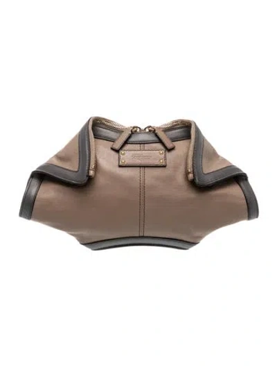 Pre-owned Alexander Mcqueen Leather Clutch