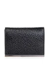 Alexander Mcqueen Grained Leather Clutch Bag In Black