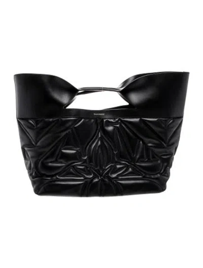 Pre-owned Alexander Mcqueen Leather Clutch In Black
