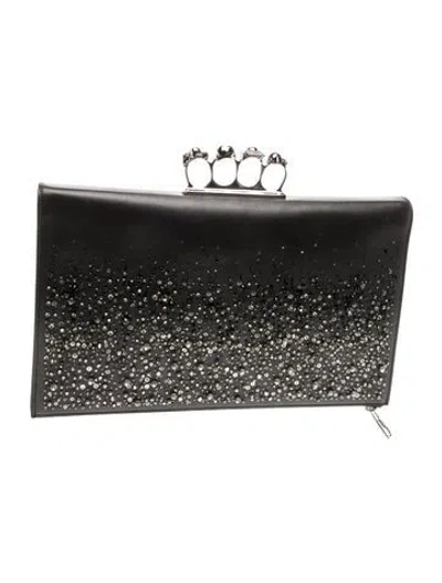Pre-owned Alexander Mcqueen Leather Clutch In Multi