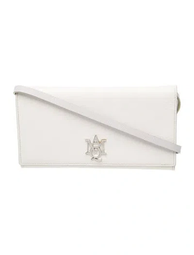 Pre-owned Alexander Mcqueen Leather Clutch In Neutral