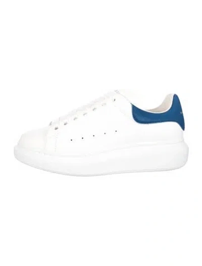Pre-owned Alexander Mcqueen Leather Colorblock Pattern Sneakers In Multi