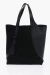 ALEXANDER MCQUEEN LEATHER DETAILED TOTE BAG WITH LOGOED BUCKLE