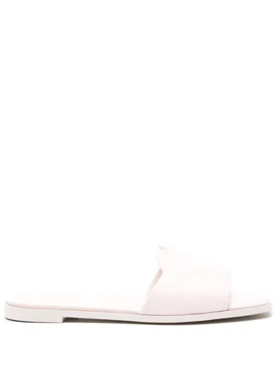 Alexander Mcqueen Leather Flat Sandals