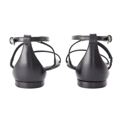 ALEXANDER MCQUEEN ALEXANDER MCQUEEN LEATHER HARNESS SANDALS