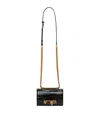 Alexander Mcqueen Leather Jewelled Satchel In Black