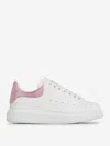 Alexander Mcqueen Contrasting-suede Chunky Sneakers In Pink