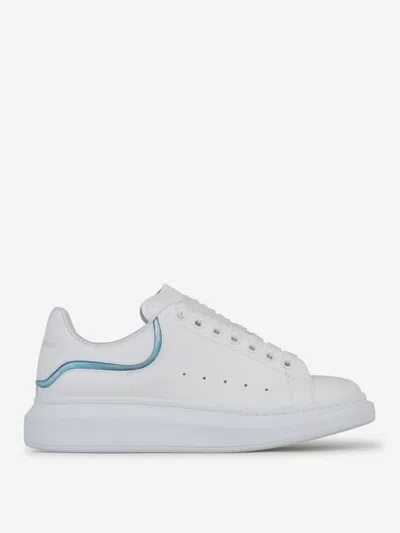 Alexander Mcqueen Leather Larry Sneakers In White