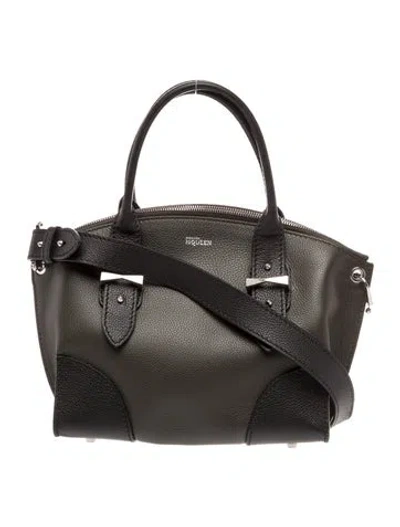 Pre-owned Alexander Mcqueen Leather Leather Legend Tote Bag In Black
