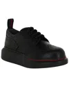 Alexander Mcqueen Leather Loafer In Black