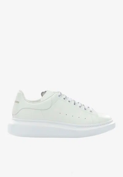 Alexander Mcqueen Leather Low-top Sneakers In White