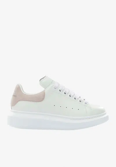 Alexander Mcqueen Leather Low-top Sneakers In White