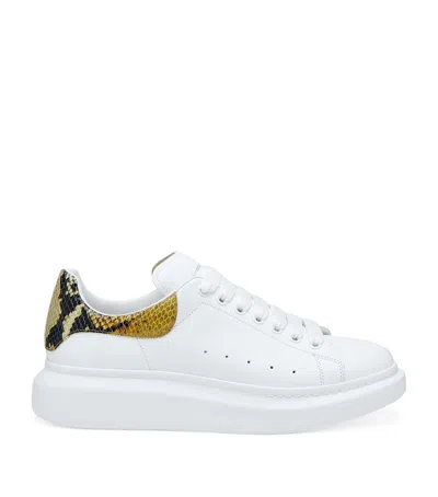 ALEXANDER MCQUEEN LEATHER OVERSIZED SNEAKERS