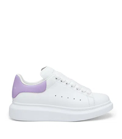 Alexander Mcqueen Leather Oversized Sneakers In Multi
