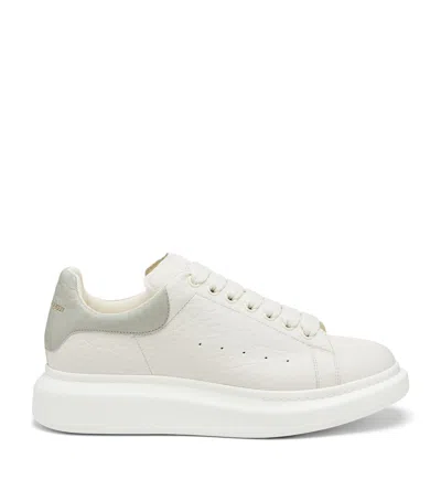 Alexander Mcqueen Leather Oversized Sneakers In White