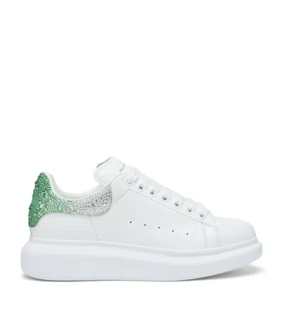 ALEXANDER MCQUEEN LEATHER OVERSIZED SNEAKERS