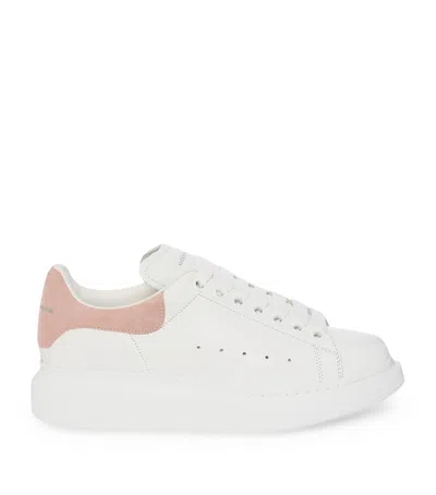 Alexander Mcqueen Leather Oversized Sneakers In White