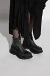 Alexander Mcqueen Alexander Mc Queen Tread Slick Ankle Boots In Black