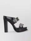 Alexander Mcqueen Leather Sandals In Multicolor