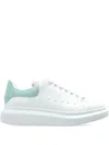 Alexander Mcqueen Leather Sneakers With Thick Sole And Perforated Design