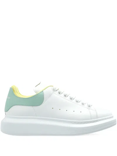 ALEXANDER MCQUEEN LEATHER PLATFORM SNEAKERS
