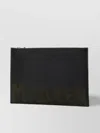 Alexander Mcqueen Leather Clutch With Mcqueen Graffiti Logo In Black