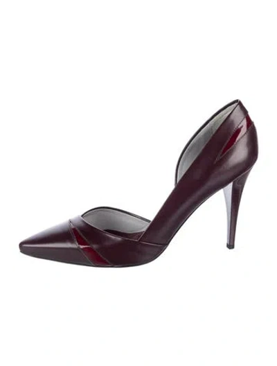 Pre-owned Alexander Mcqueen Leather Pumps W/ Tags In Purple