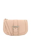 Alexander Mcqueen Women Pastel Pink Leather Mini Satchel Crossbody Bag