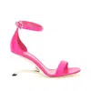 Alexander Mcqueen Sculpted-heel Leather Sandals