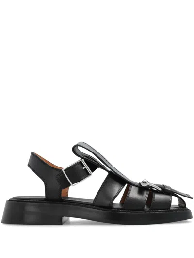 ALEXANDER MCQUEEN LEATHER SANDALS