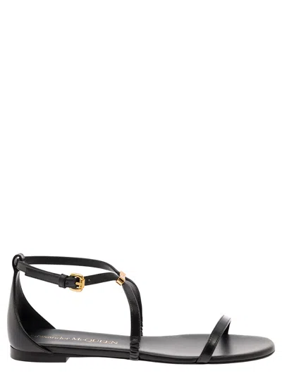 ALEXANDER MCQUEEN LEATHER SANDALS