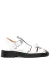 Alexander Mcqueen Sandalen Aus Leder In White