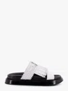 Alexander Mcqueen Leather Sandals With Leather Fringe