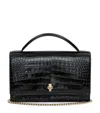 Alexander Mcqueen Skull Medium Handbag In Black