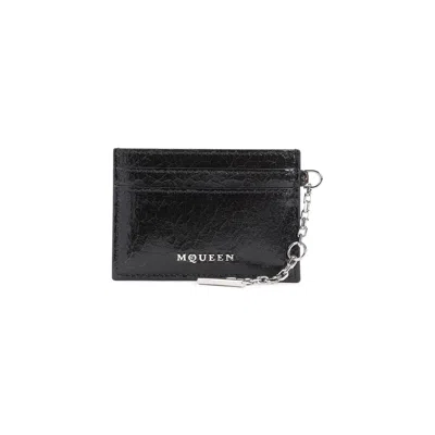 ALEXANDER MCQUEEN ALEXANDER MCQUEEN LEATHER SLING CARD HOLDER MEN
