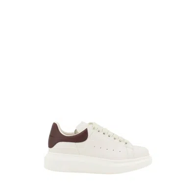 Alexander Mcqueen Leather Oversized Sneakers In White