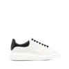 Alexander Mcqueen Leather Sneakers With Contrasting Heel Tab
