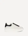 Alexander Mcqueen Leather Sneakers With Contrasting Heel Tab