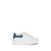 Alexander Mcqueen Oversized Leather Sneakers Detail Contrasting In White