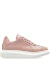 Alexander Mcqueen Leather Sneakers In Pink