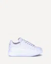 Alexander Mcqueen Leather Sneakers In White