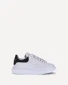 Alexander Mcqueen White And Black Low-top Sneakers With Chunky Sole And Contrasting Heel Tab In Leather Man In White