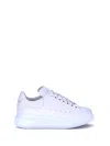 Alexander Mcqueen Leather Oversize Sneakers In White
