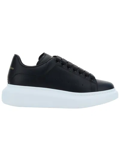 Alexander Mcqueen Leather Sneakers In White