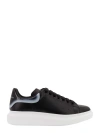 ALEXANDER MCQUEEN LEATHER SNEAKERS WITH BACK DEGRADÉ EFFECT