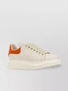 Alexander Mcqueen Leather Sneakers With Contrasting Heel Tab