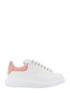 ALEXANDER MCQUEEN LEATHER SNEAKERS WITH SUEDE PATCH