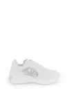 Alexander Mcqueen Leather Sprint Runner Sneakers In White